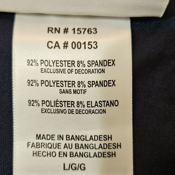 Champion Navy Blue Michigan Quarter-Zip Pullover Size Large - Picture 11 of 13